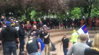 Patriot Prayer rally turns violent in Portland