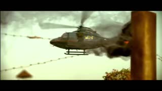 Helicopter fight scene