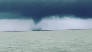 Water spout in South Texas