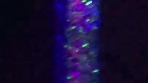 Closeup of the Beam Produced by a 5 Watt RGB White Laser