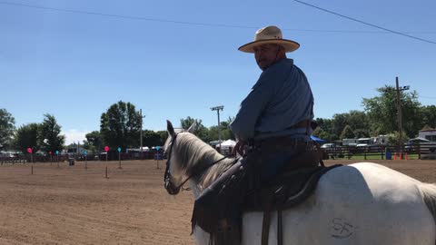 Mounted Shooting at Annie Oakley Festival 2022