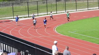 Wyatt Sante fe Track 200 Meter Race