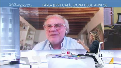 Jerry Calà canta " Vacciniamoci e non abbracciamo i nonni " con Pregliasco