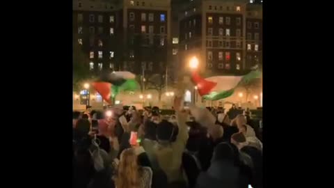 Pro-Hamas Columbia Demonstrators Call for Revolution