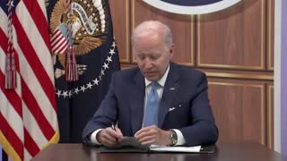 WATCH: Biden Appears to Nearly Fall Asleep in Big Meeting