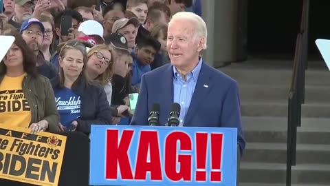 Biden admits that President Trump must be reelected