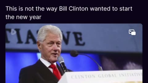 Bill Clinton’s Off To A Great New Year!