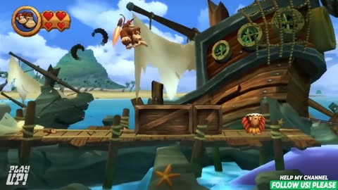 Donkey Kong Country Returns (Worlds 1 to 9)