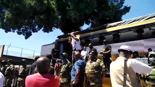 Ace Magashule a no-show as supporters gather at Bloemfontein square