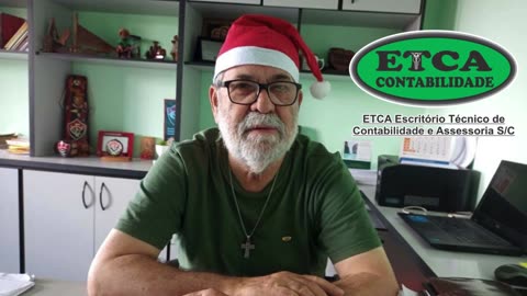 Mensagem de Natal e Ano Novo de Israel Borges – ETCA Contabilidade