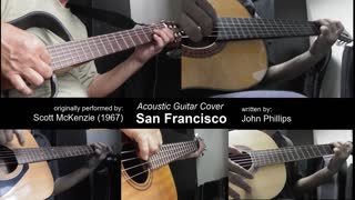 Guitar Learning Journey: Scott McKenzie's "San Francisco" acoustic guitar cover with vocals
