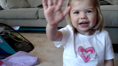 2 year old sings Jesus Loves Me