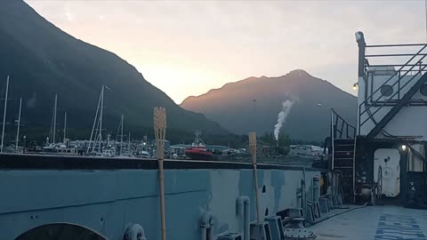 Summer Sunset in Seward, AK