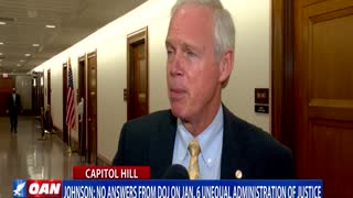 Sen. Johnson: No answers from DOJ on Jan. 6 unequal administration of justice
