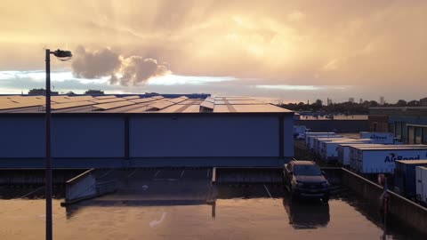 Sunset clouds Time-lapse