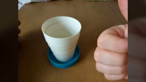 Collapsible cup made in USSR