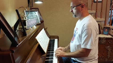 Playing "My Bonnie" On Piano