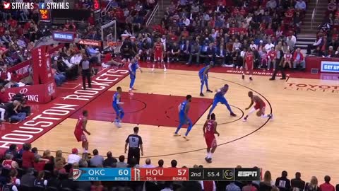 2018.04.08 - Houston Rockets 102-108 Oklahoma City Thunder (NBA)