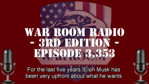 Steve Bannon's War Room Radio Special