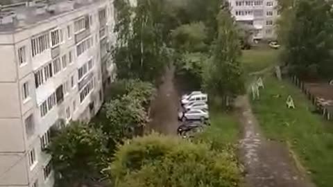 Hurricane in Russia.