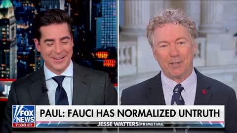 Rand Paul TORCHES Dr Fauci Says He Has ‘Normalized Untruths’