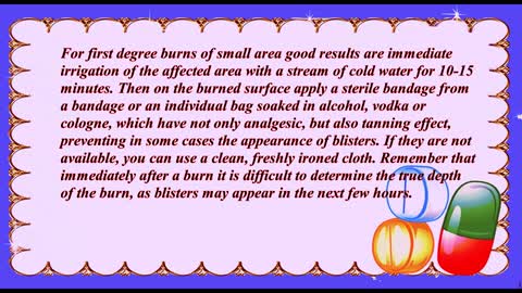 Children's burns - chemical, thermal! What do I do if I get burned by a hot liquid?