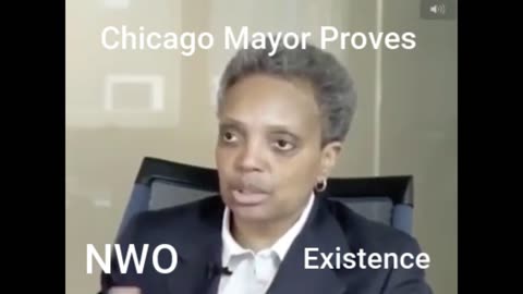 [FORMER] CHICAGO MAYOR LORI LIGHTFOOT: "LEADERS MUST PLEDGE ALLEGIANCE TO THE NEW WORLD ORDER"