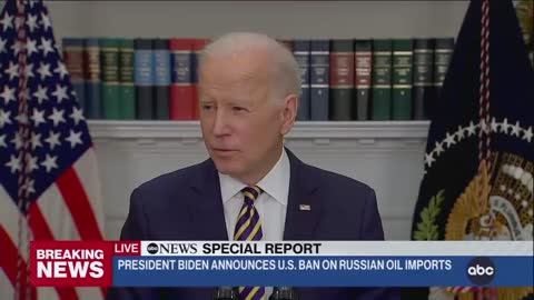 Biden: "United States is targeting the main artery of Russia's economy."