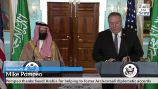 Pompeo thanks Saudi Arabia for helping to foster Arab-Israeli diplomatic accords