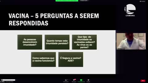 Audiencia na Câmara deputados, Especialistas Alertam Sobre Risco do passaporte V@acinação