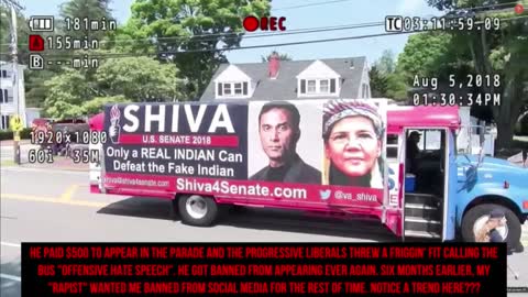 2018 NEWBURYPORT YANKEE HOMECOMING PARADE---PROGRESSIVE LIBERALS TELL DR. SHIVA TO FCK OFF!!