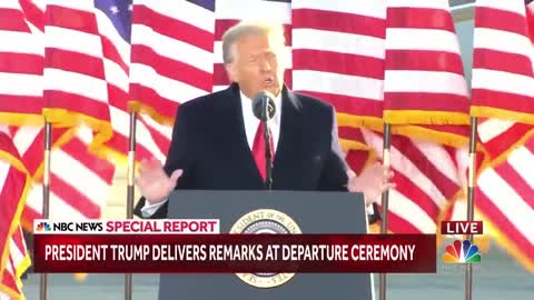 Trump In Final Remarks_ ‘I Wish This New Administration Great Luck’