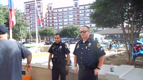 Dallas Police Shooting Hoax Exposed 09 - Visiting Dallas PD HQ Again
