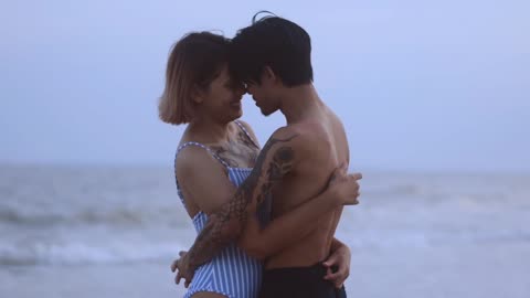 Couples in Sea Beach