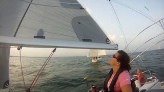Diamond Girls Take Two, All Female, Women's Sailboat racing crew. Part 2