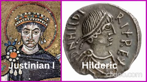 Justinian and Hilderic #justinian #vandals