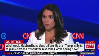 Gabbard Calls Out CNN During Their Debate For Smearing Her Candidacy