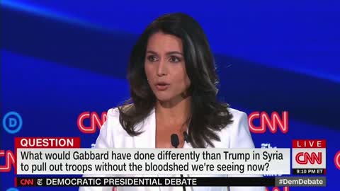 Gabbard Calls Out CNN During Their Debate For Smearing Her Candidacy