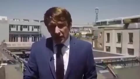 News Reporter LOSES IT! SOMEBODY give this man an award!
