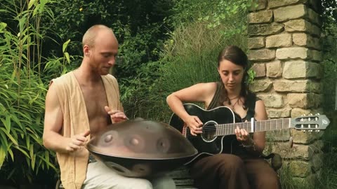 Sun and Moon Meditation | 1 hour handpan & guitar music | Malte Marten & Luna Mando