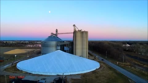 Grain Elevator view from the top