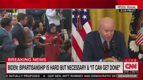 Joe Biden Has Odd Moment As He Starts Whispering Into Mic