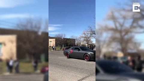 Car Enthusiast Crashes Into Unsuspecting Truck