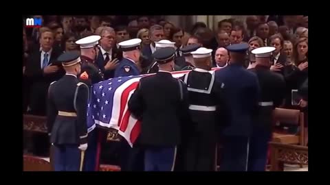 What was in the envelop at the President Bush's Funeral?!?!?!