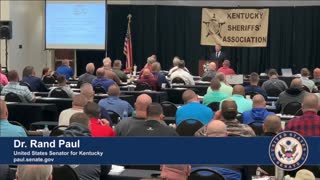 Dr. Rand Paul Speaks with the Kentucky Sheriff's Association