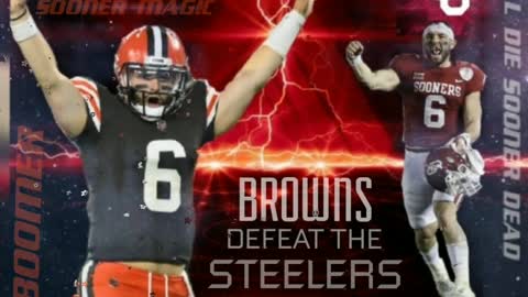 BAKER MAYFIELD AND CLEVELAND DEFEAT THE STEELERS