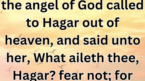"God's Assurance to Hagar: Genesis 21:17-18"