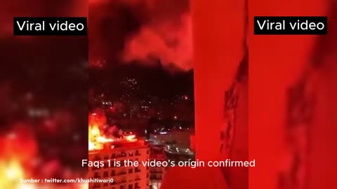 The Power of Hamas's Attack on Israel Created a Sea of Fire in Tel Aviv Cities, Here are the Facts