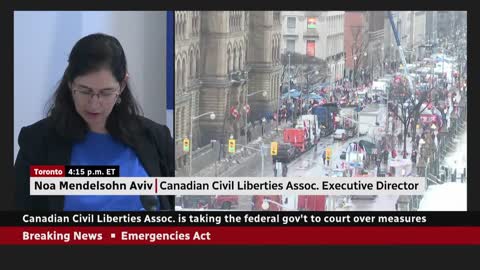 #BREAKING The Canadian Civil Liberties Association taking federal government to court