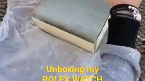 Rolex watch unboxing